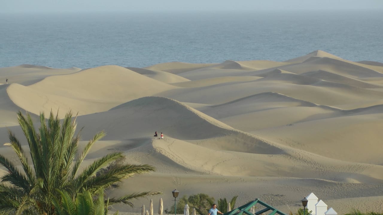 Blick vom Balkon über die Dünen Hotel Riu Palace Maspalomas Adults Only
