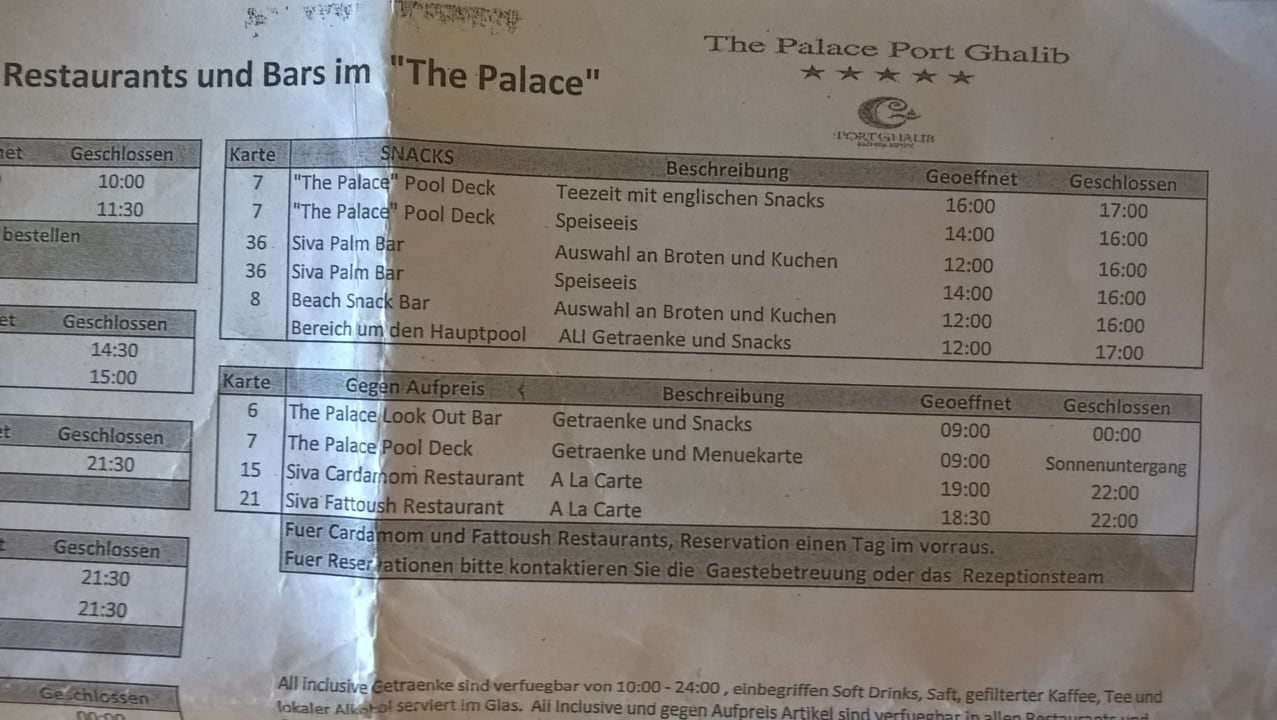 Restaurant Pickalbatros Palace Hotel-Port Ghalib