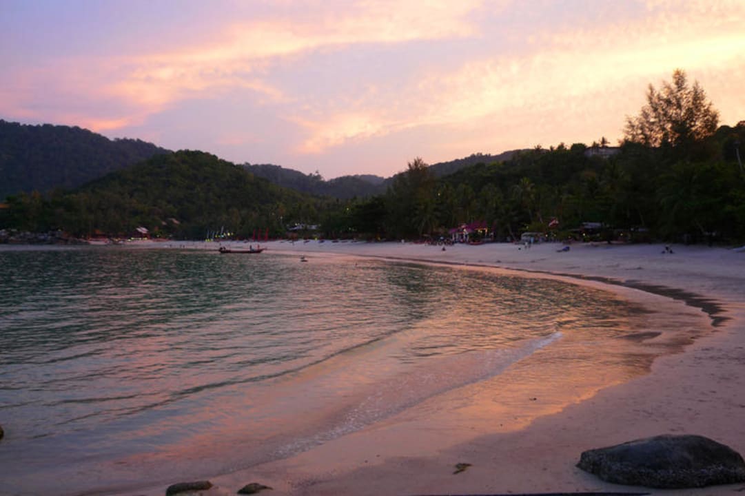 Закат на пляже Тонг Най Пан Ной Panviman Resort Koh Phangan