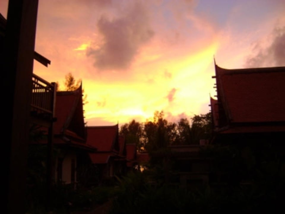 Sonnenuntergang - Ausblick vom Zimmer Khao Lak Bhandari Resort & Spa