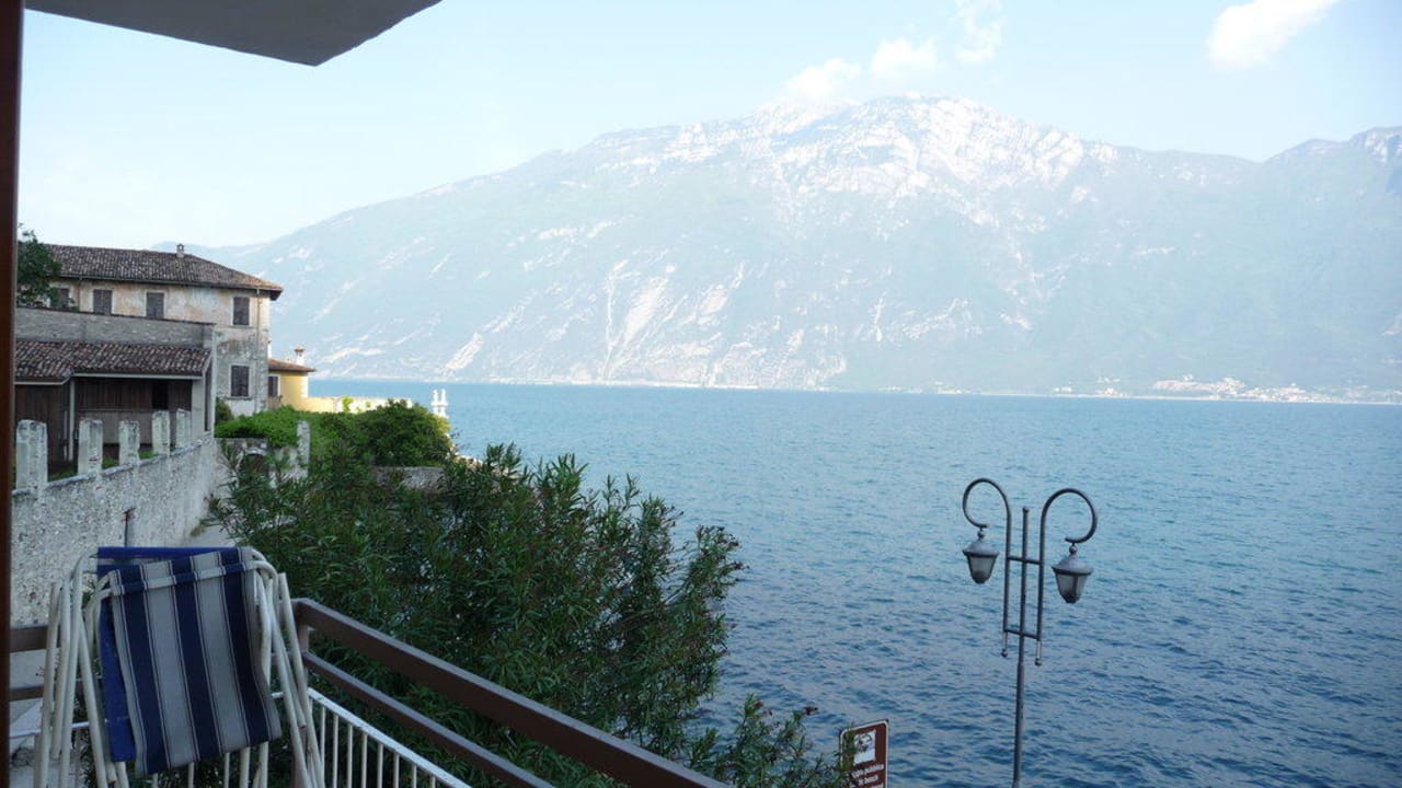 Morgendlicher Blick vom Balkon Hotel all'Azzurro