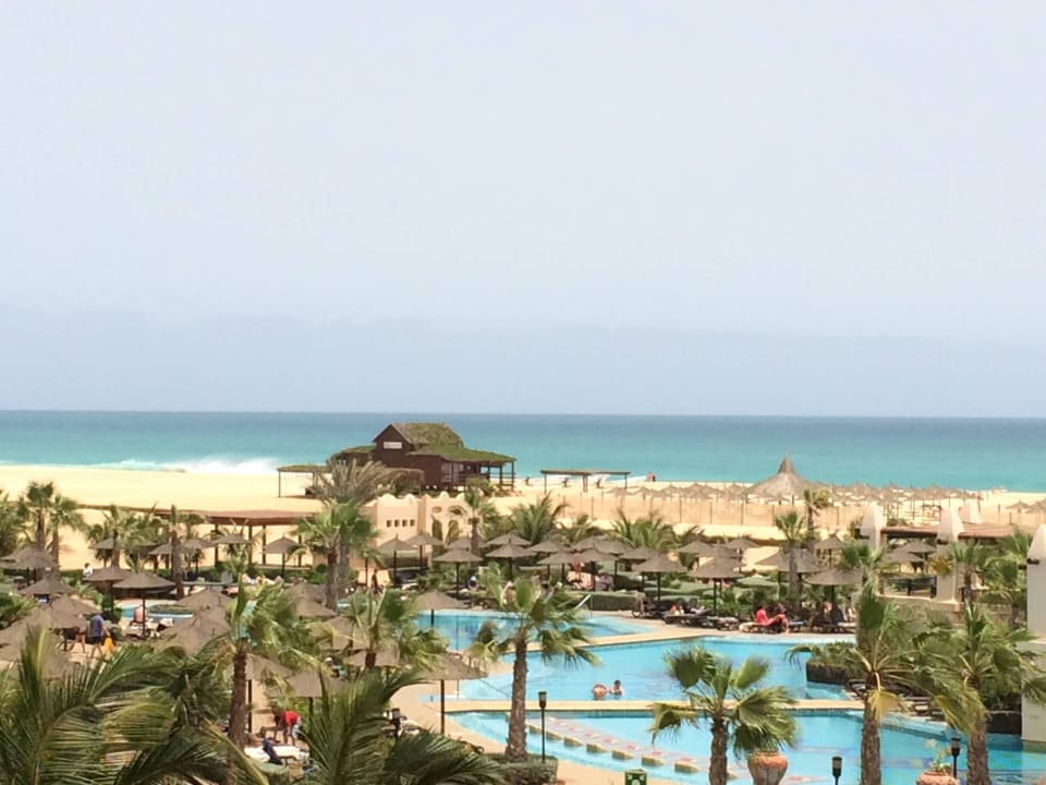 Blick vom Zimmer Hotel Riu Touareg