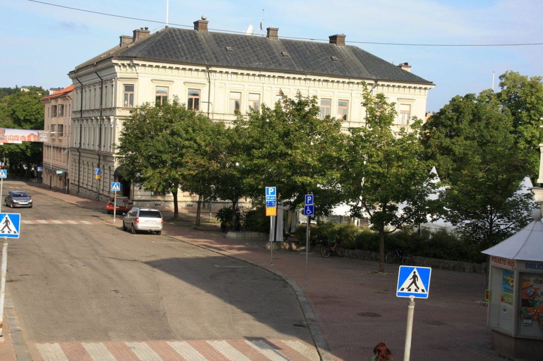Ausblick vom Schlafzimmer First Hotel Statt Hudiksvall