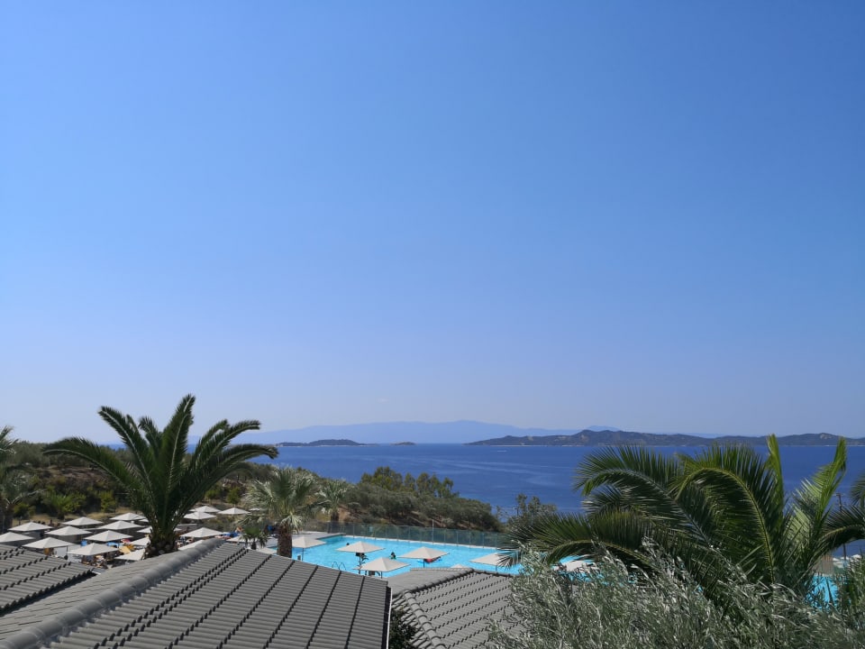 Ausblick Akrathos Beach Hotel