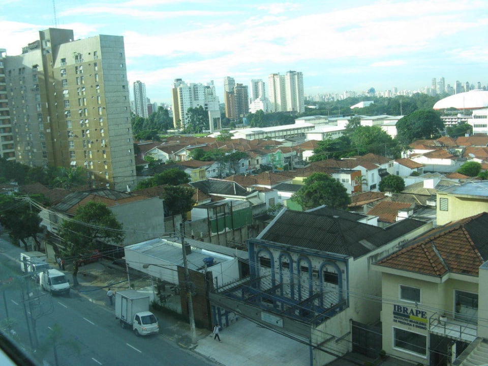 Blick aus dem Fenster 6. Stock Pestana São Paulo