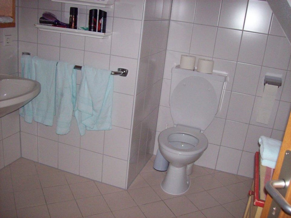 Badezimmer der Ferienwohnung Gasthof zum Engel
