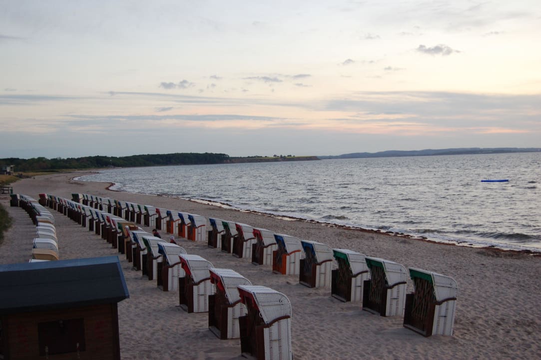So schauts aus am Strand wenn es leer ist Ferienwohnungen Ferienpark Weissenhäuser Strand