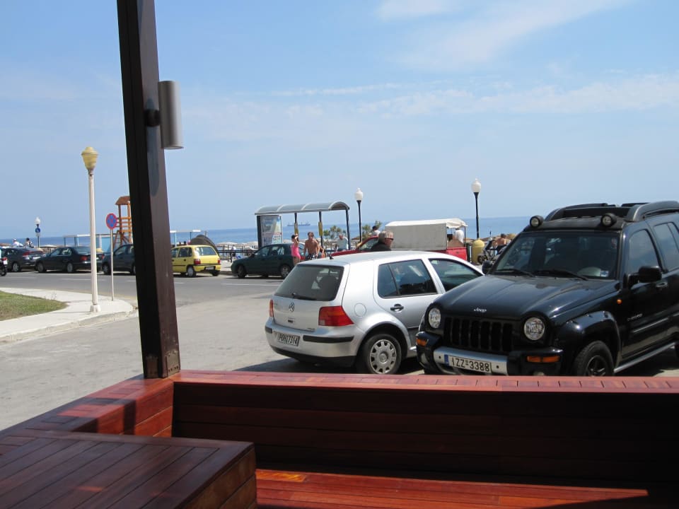 Außenterrasse Ibiscus Hotel Rhodos