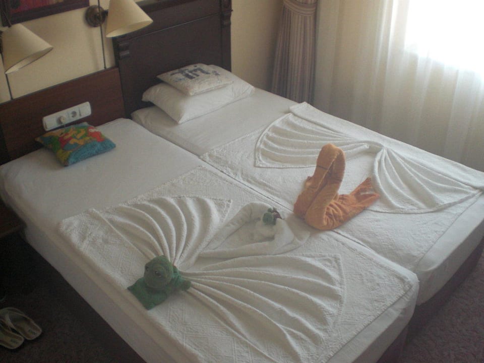 Bettdekoration Hotel Royal Garden Beach