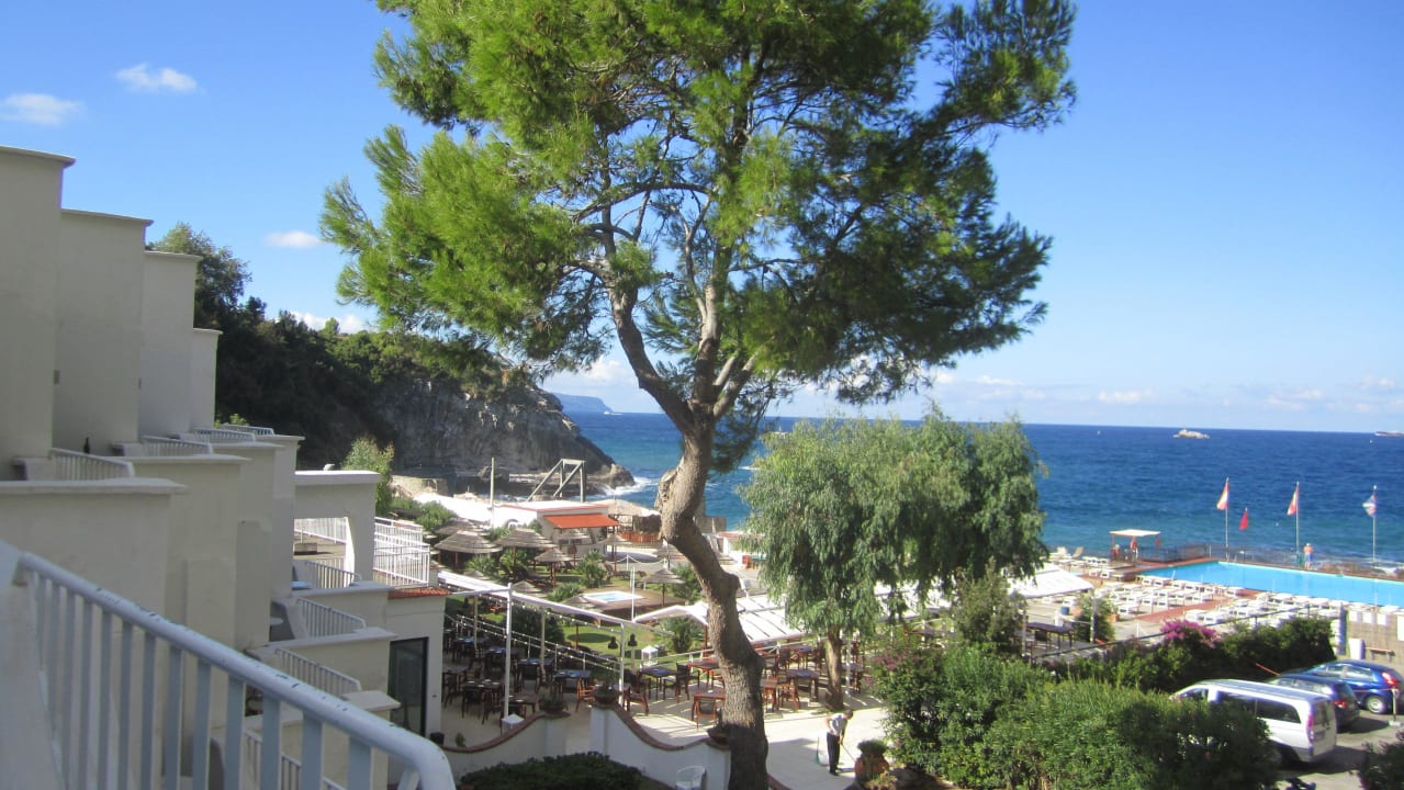 Blick vom Balkon Sea Club Conca Azzurra Resort