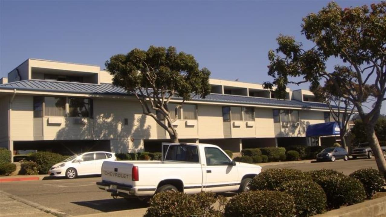 Vom Meer aus Hotel The Blue Sail Inn