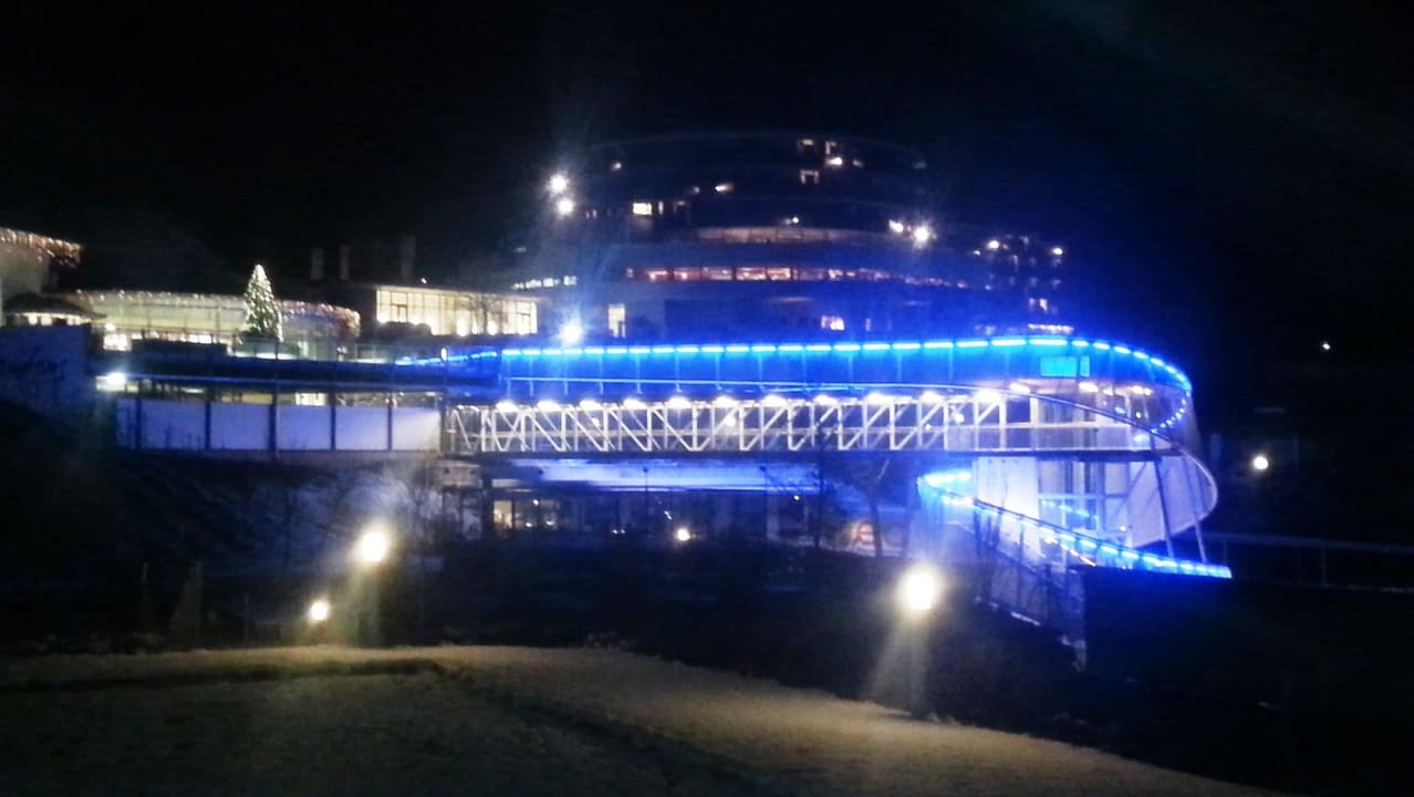 Am Abend nach dem Essen Thermenhotel PuchasPlus