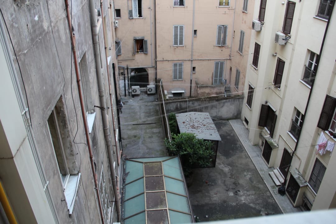 Blick aus dem Fenster Hotel Quisisana