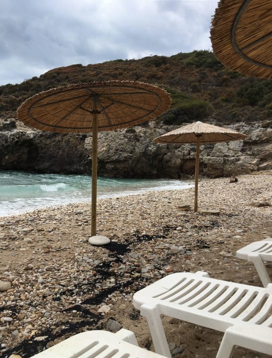 Liegen am Hotel-Strand Aeolis Thassos Palace