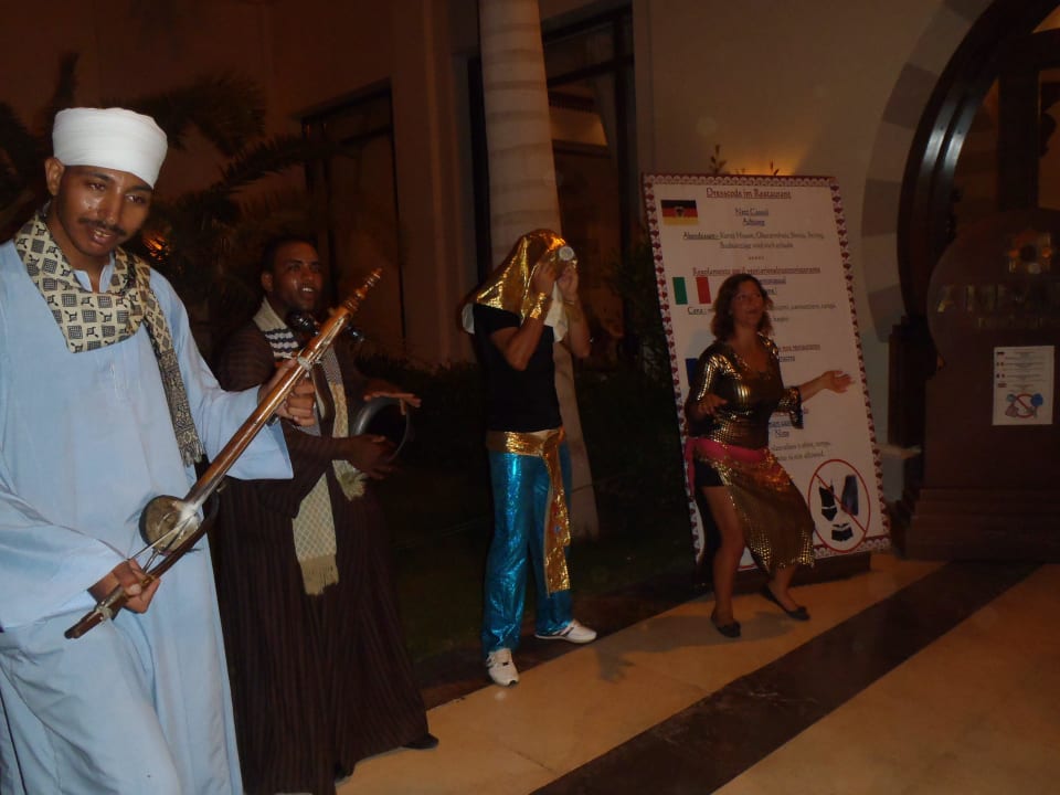 Vor dem Restaurant Stella Beach Resort & Spa Makadi Bay