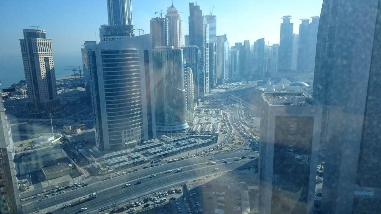 Blick aus Zimmer 3007 Hotel InterContinental Doha The City