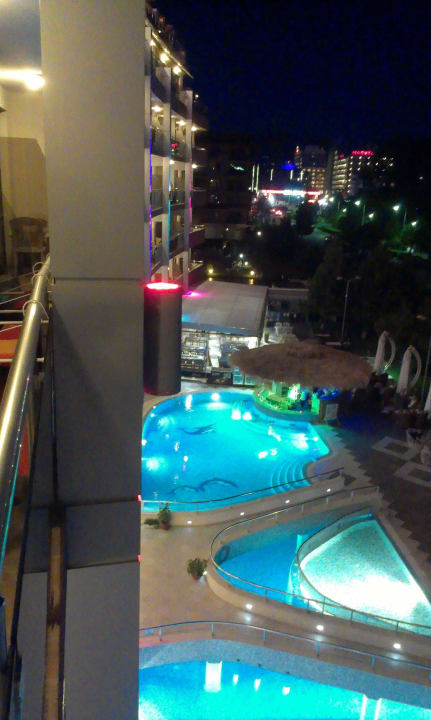 Ausblick vom Zimmer Flamingo Hotel