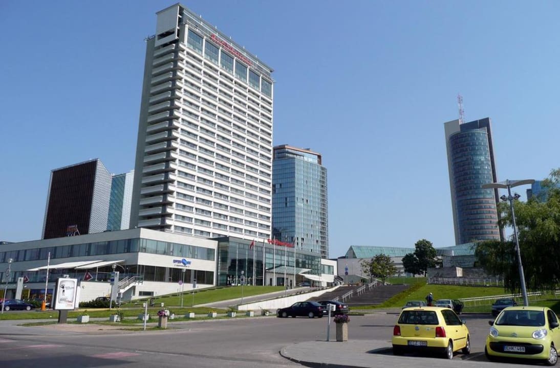 Modern part of city Hotel Radisson Blu Lietuva