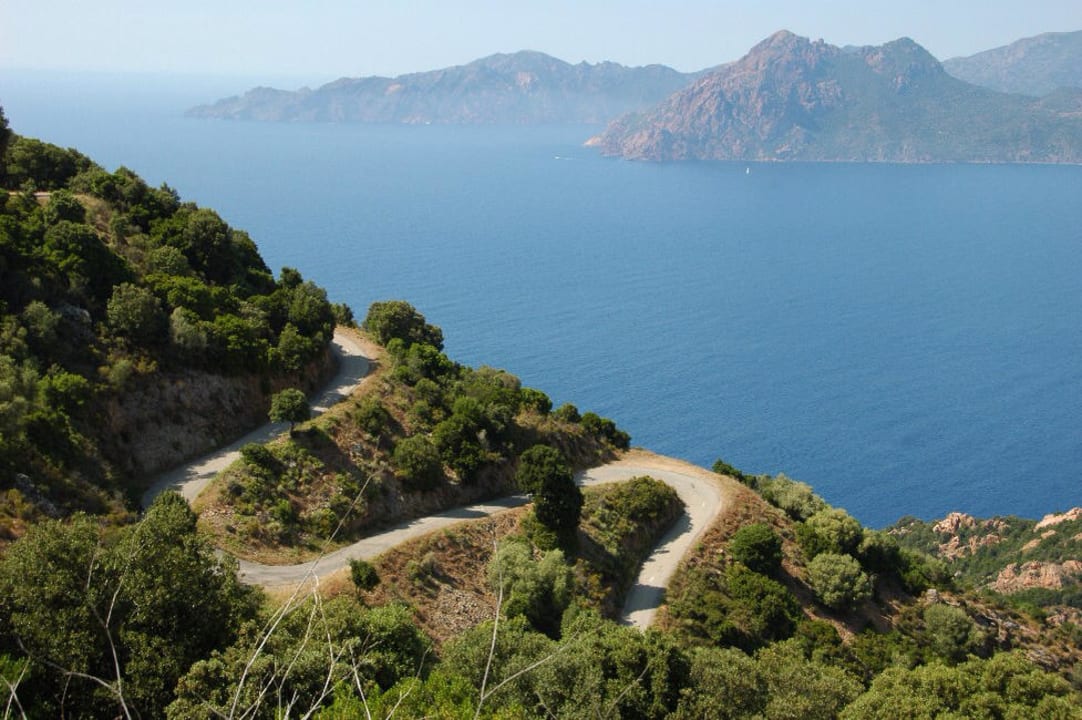 Blick vom Balkon Hotel Les Roches Rouges