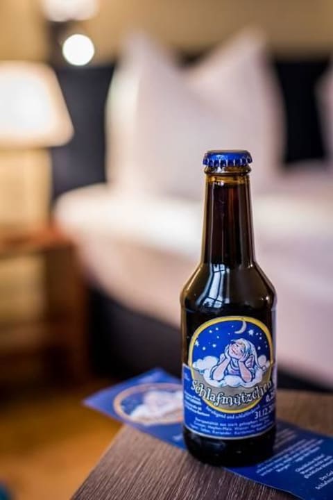 Das Schlafmützchen-Bier als Betthupfer Pirnscher Hof - Hotel Garni