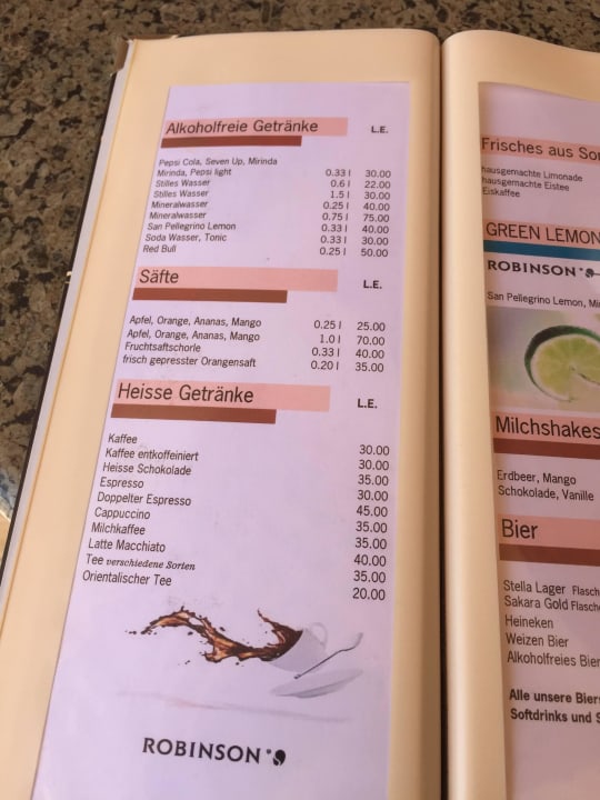 Auszug aus der Karte ROBINSON SOMA BAY