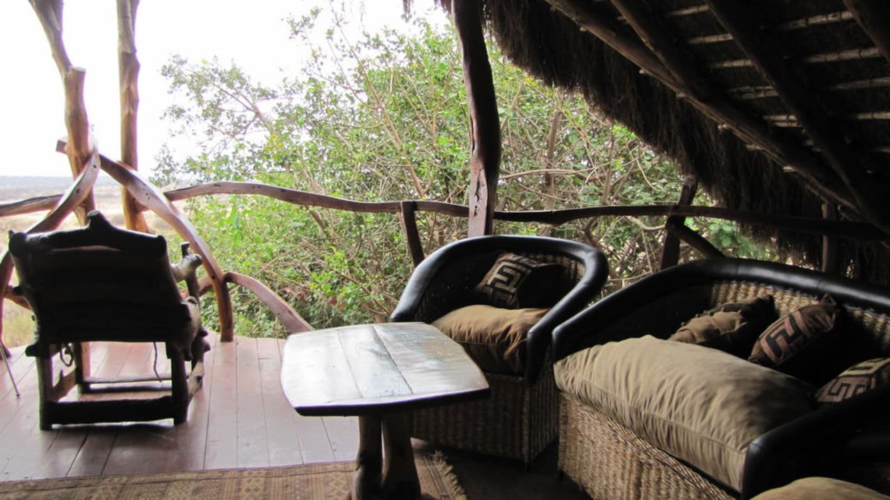 Aussichtszimmer über Restaurant Satao Elerai Camp