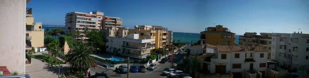 Blick vom Balkon BQ Apolo Hotel