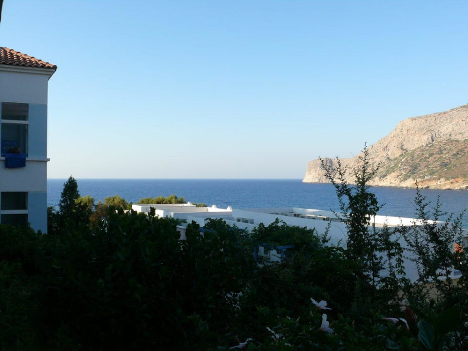 Von unserer Terrasse Fodele Beach & Water Park Holiday Resort