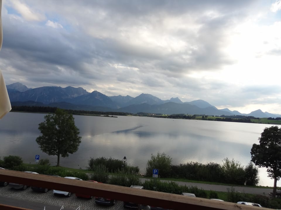 Aussicht vom Balkon auf den Hopfensee Hotel am Hopfensee