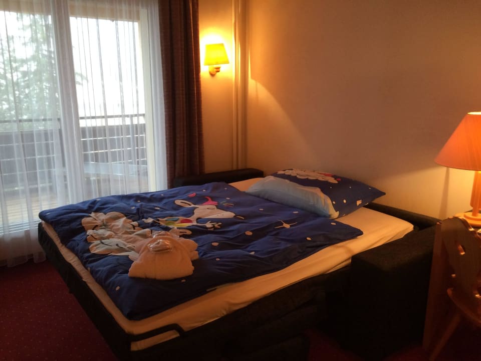 Ausgezogene Couch Waldhotel Arosa