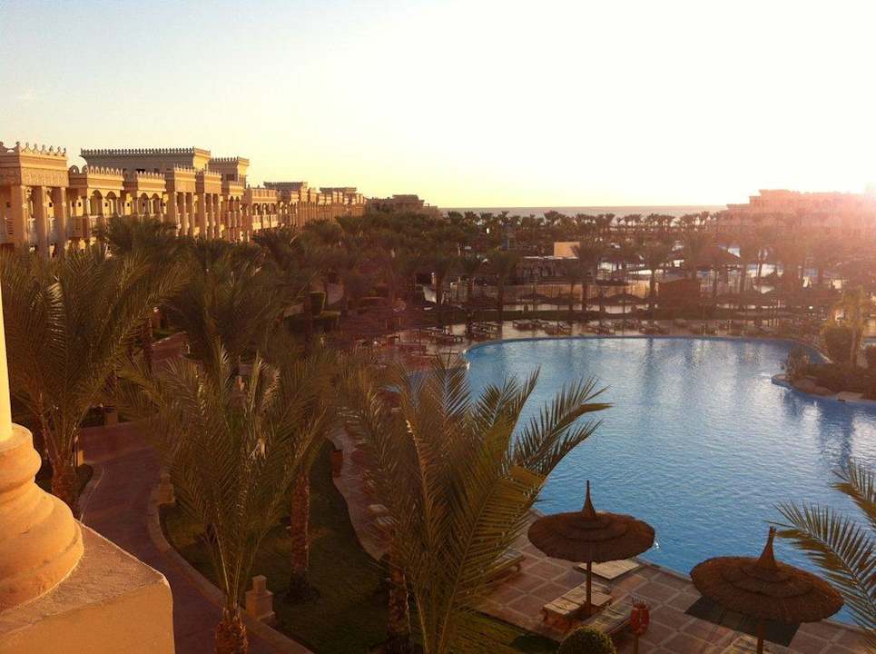 Ausblick auf die Anlage Pickalbatros Palace Resort