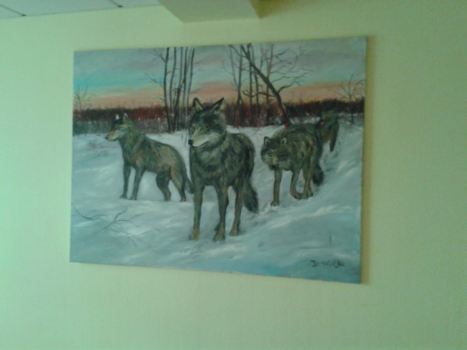 In jedem Flur ein nettes Bild AHORN Panorama Hotel Oberhof