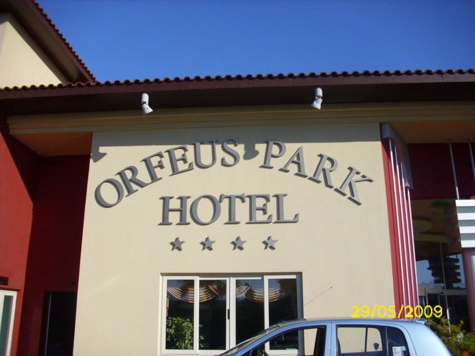 Schild  Hotel Orfeus Park