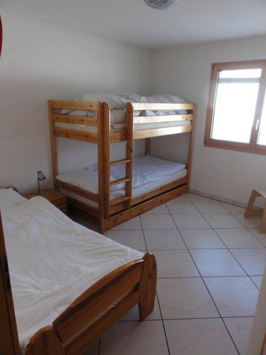 "WG Bezemer Schlafzimmer mit Etagenbett" Ferienhaus Weisshorn