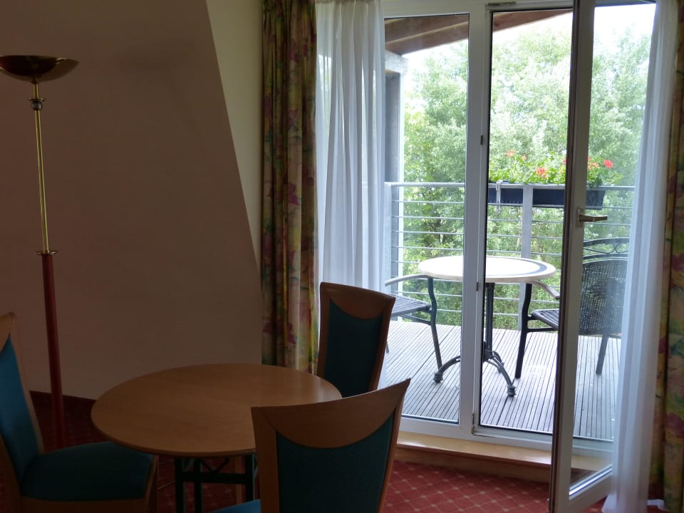 Blick auf den Balkon Seehotel Großherzog von Mecklenburg