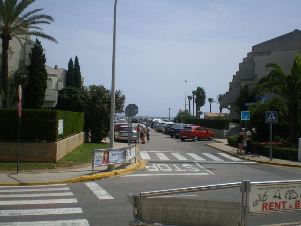 Strasse zum Strand Hipotels Mediterraneo Club