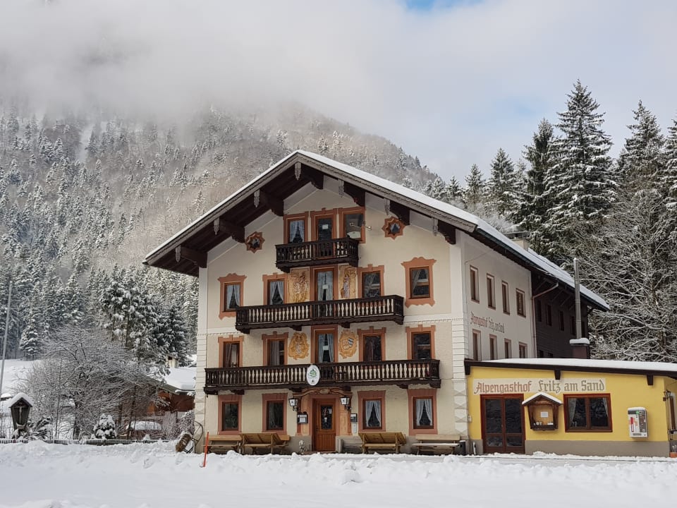 Außenansicht Bergsporthotel Fritz am Sand