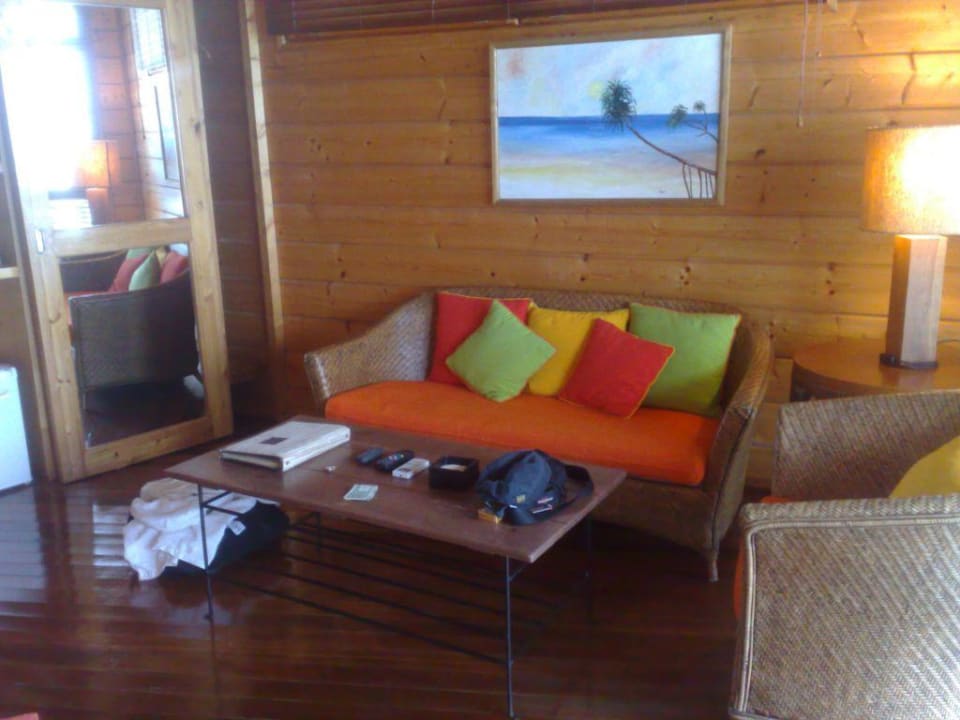 Coin salonde la water villa Meeru Maldives Resort Island