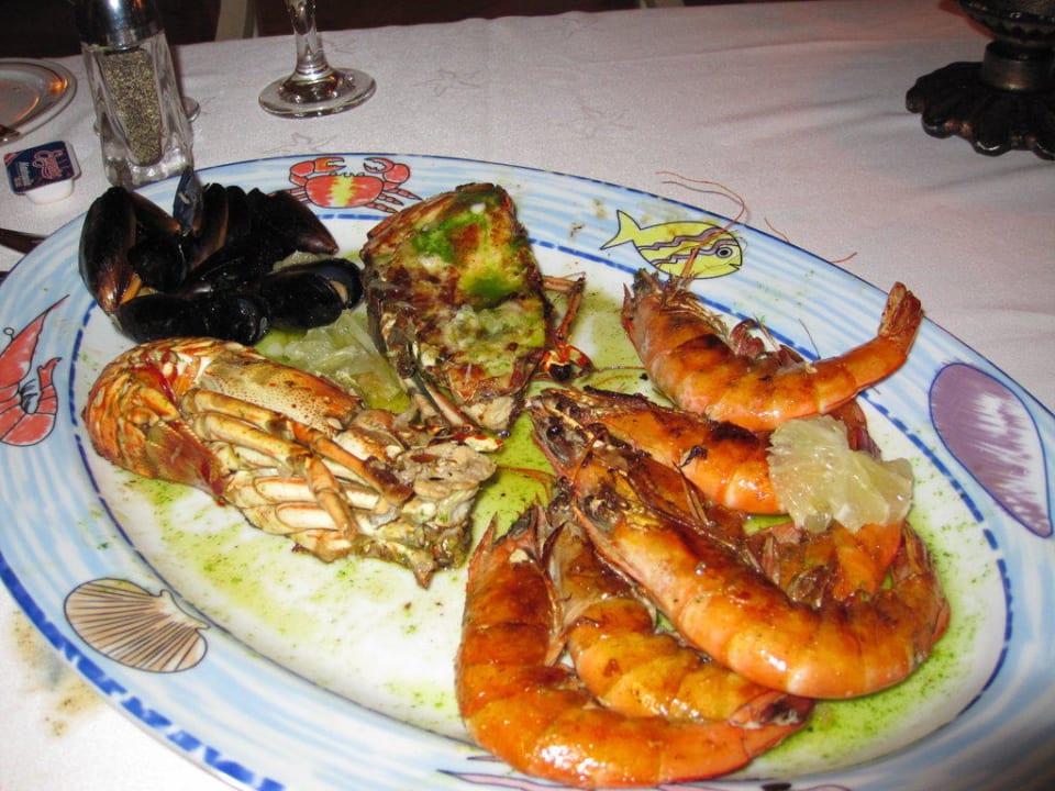Meeresfrüchte im Restaurante La Marina Iberostar Selection Paraiso Maya Suites