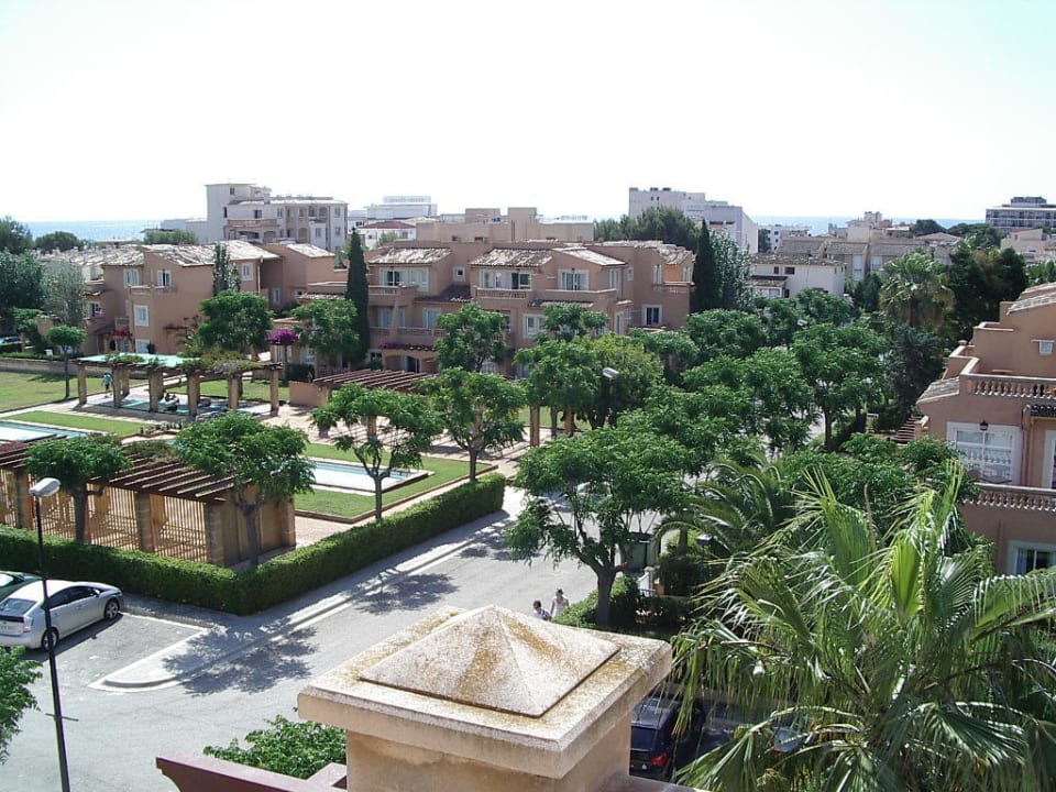 Ausblick aus der Terrasse  Aparthotel Ciudad Laurel