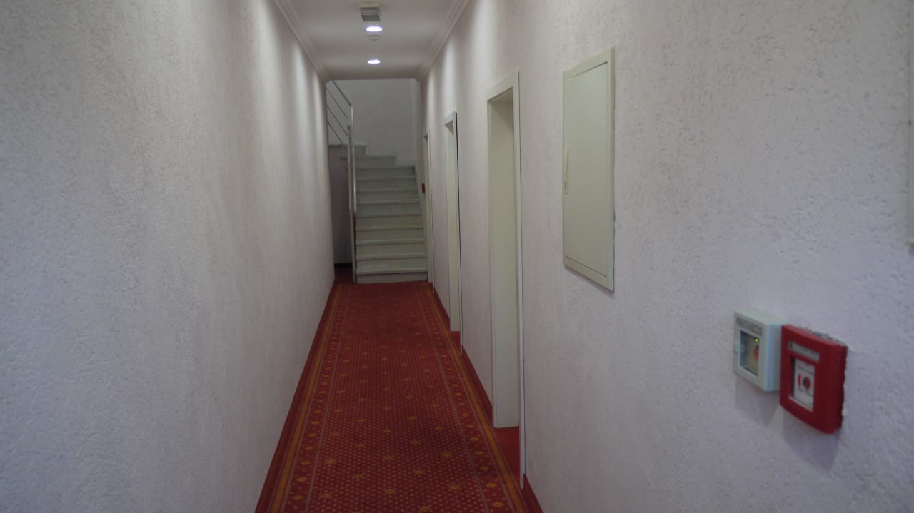 Der Flur vom Zimmer aus gesehen Hotel Stadt Kappeln