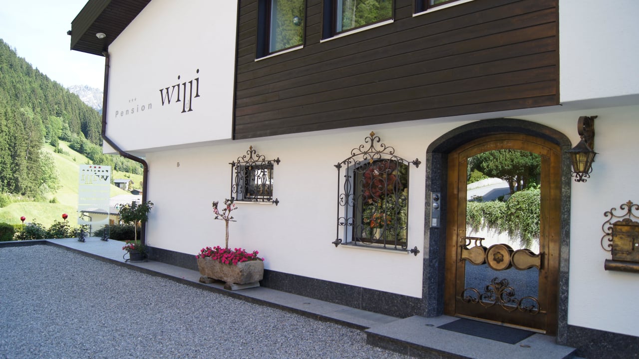 Der Eingangsbereich Pension Willi