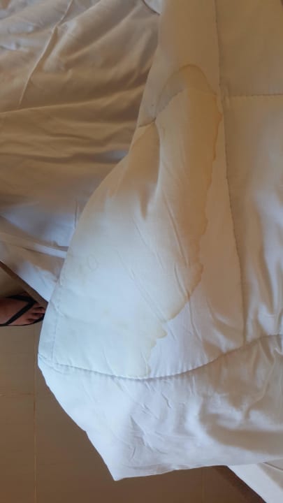 Kein Bettbezug - nur Laken Coral Hills Resorts & SPA