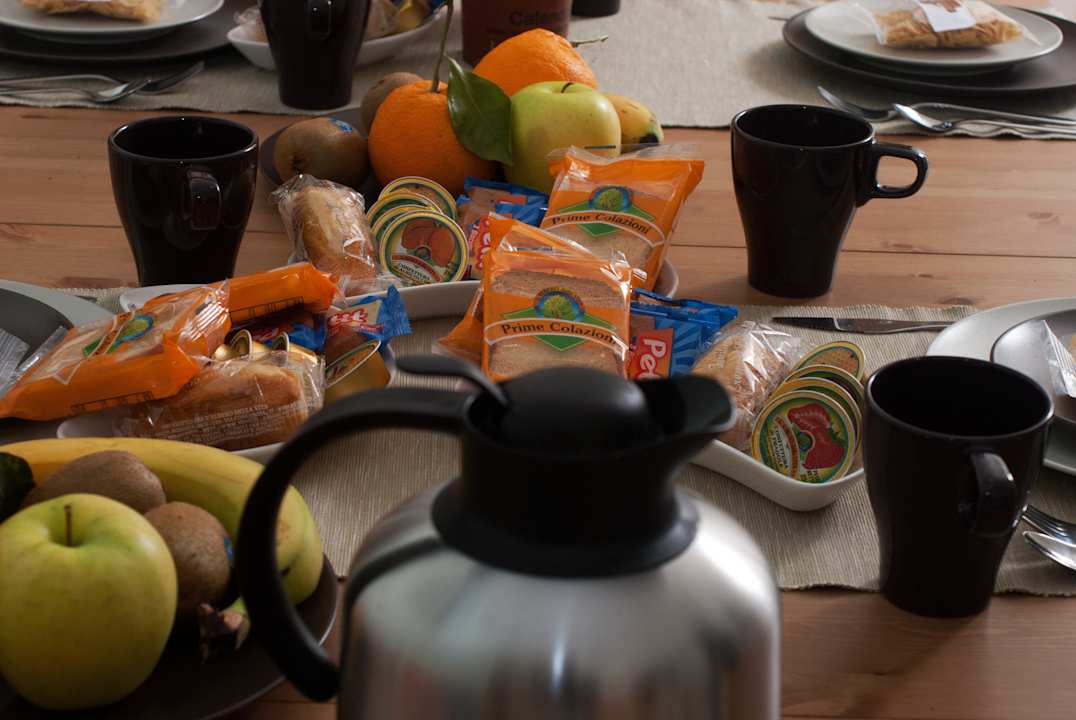 Sala colazione invernale Casa Vacanza San Giovanni