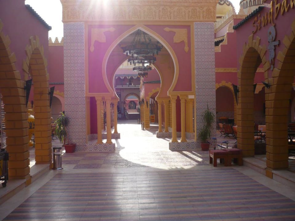 Einkaufstraße Pickalbatros Alf Leila Wa Leila Resort - Neverland Hurghada