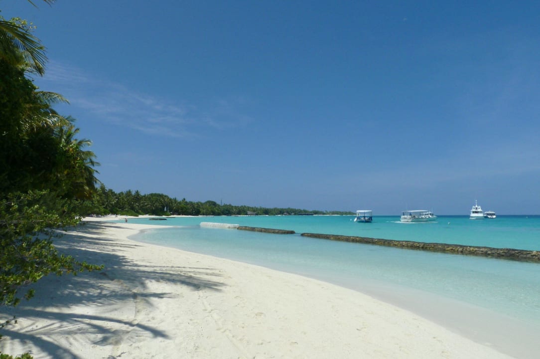 Ausblick von Strandliege Gartenvilla10 Kuramathi Maldives