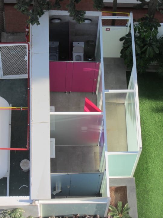 Toiletten am Pool, Blick von Dachterrasse LABRANDA Marieta - Adults only