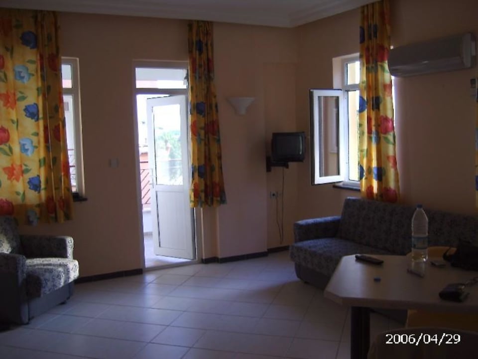 Ausgang Balkon/Wohnraum Hotel Beltürk
