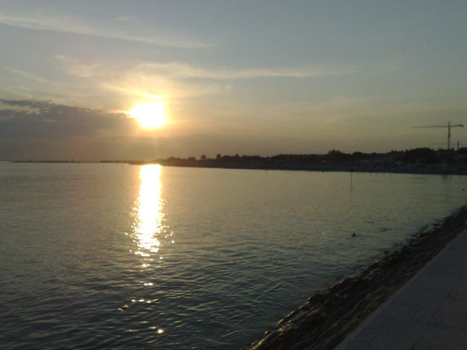 Sonnenuntergang Strand in Grado Villaggio Europa Grado