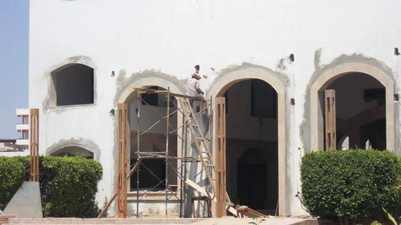 Neuer Eingang Lotus Bay Beach Resort